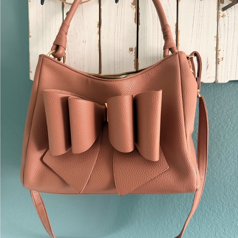 Elegant rose Bow Shoulder Bag